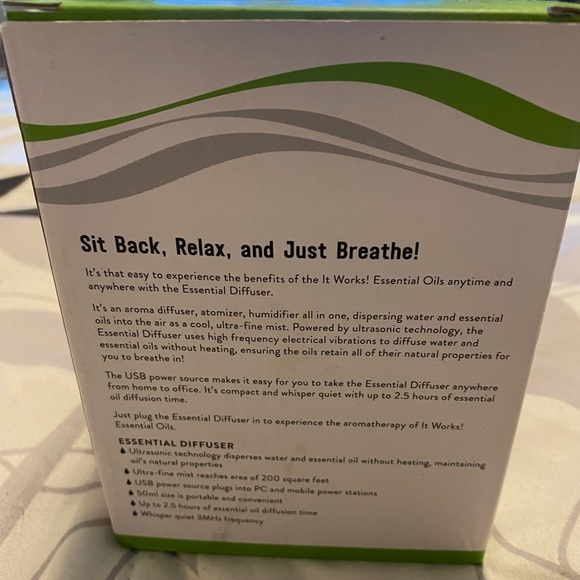 ❌SOLD❌ ITWORKS DIFFUSER - Picture 4 of 4